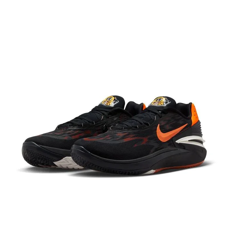 Basketball Shoes For Fashionable Players-nike air zoom gt cut 2 black and orange shoes