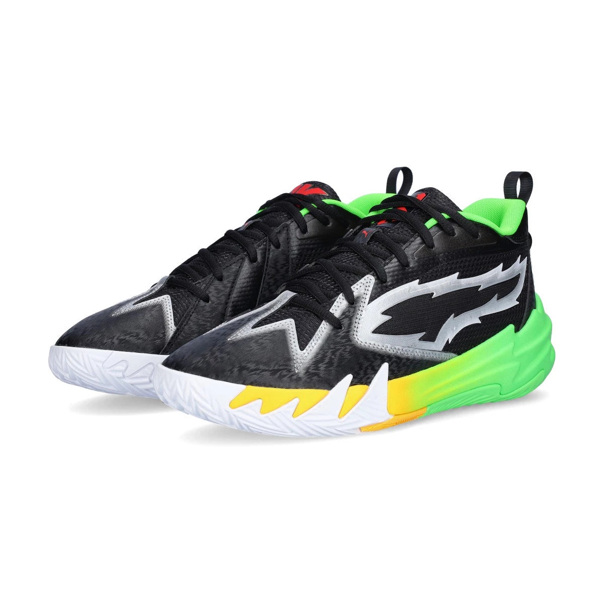 Basketball Shoes For Tournament Teams-Puma scoot zero fleuo green