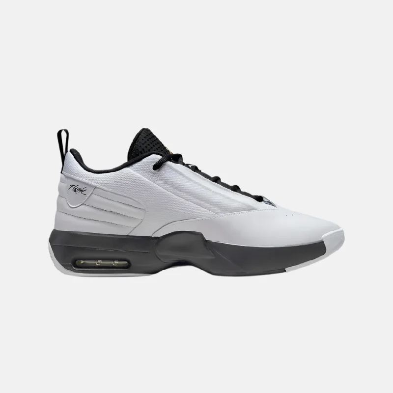 Basketball Shoes For Full Court Play-Nike Jordan Max Aura 6 Men's Basketball Shoes -White/Black/Metallic Gold