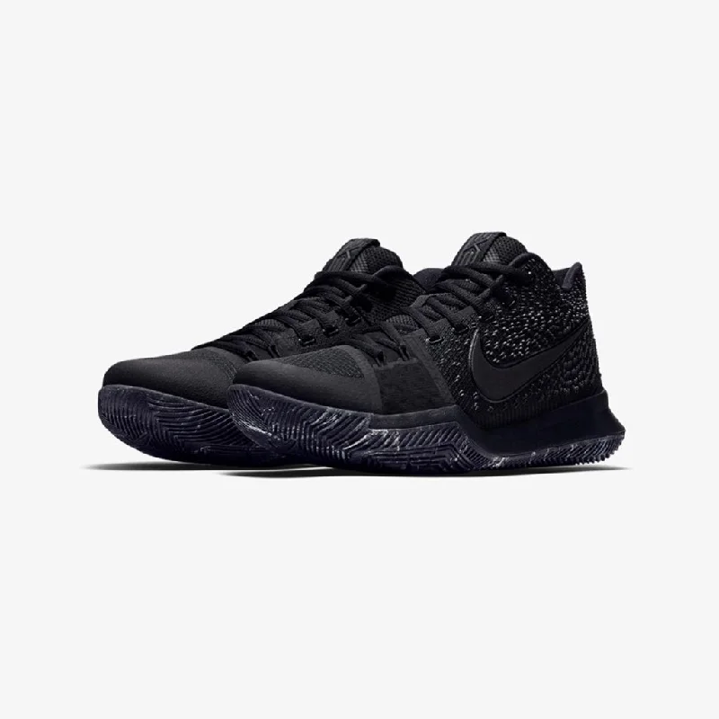 Basketball Shoes With Flexible Materials-nike kyrie 3 ep black shoes