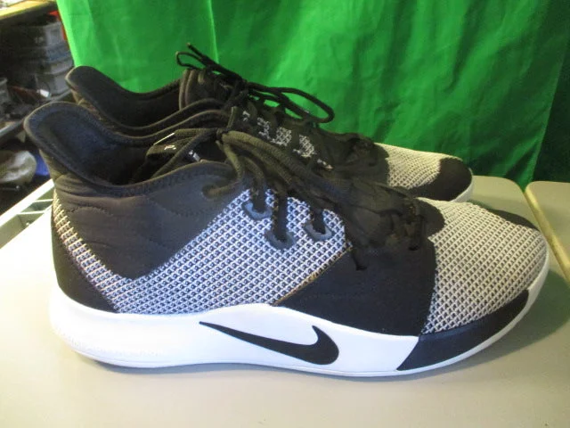 Basketball Shoes With Soft Mesh Upper-Used Nike P. George Basketball Shoes Size 14