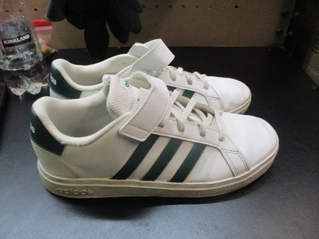 Basketball Shoes For Soft Foot Support-Used Adidas Grand Court Sneakers Size 5.5 (No Insoles)