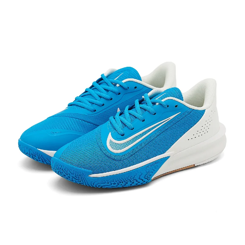 Basketball Shoes For Light Speed Play-Nike Precision 7 Blue&White