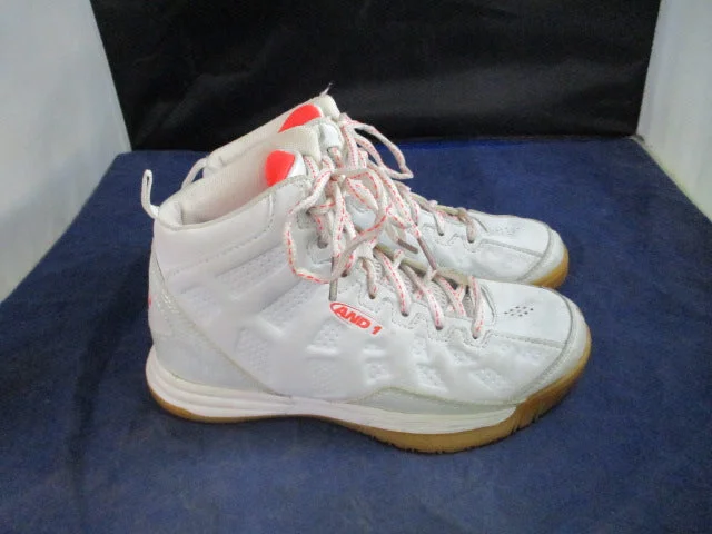 Basketball Shoes For Corporate Custom Orders-Used AND1 Showout Basketball Shoes Youth Size 2 - worn toes