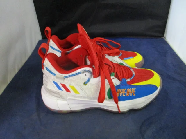 Basketball Shoes With Premium Leather-Used Adidas Dame Extply 7 X Lego Basketball Shoes Size 6.5