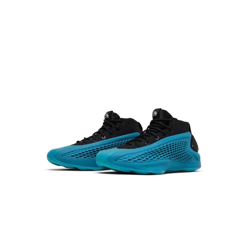 Basketball Shoes For Big Men-Adidas A.E. 1 blue