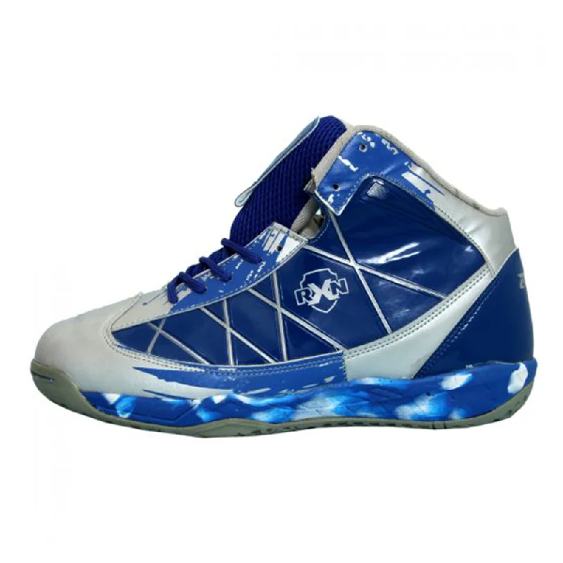 Basketball Shoes With High-Performance Cushioning-RXN Jump Pro Basketball Shoes (Blue/Grey)