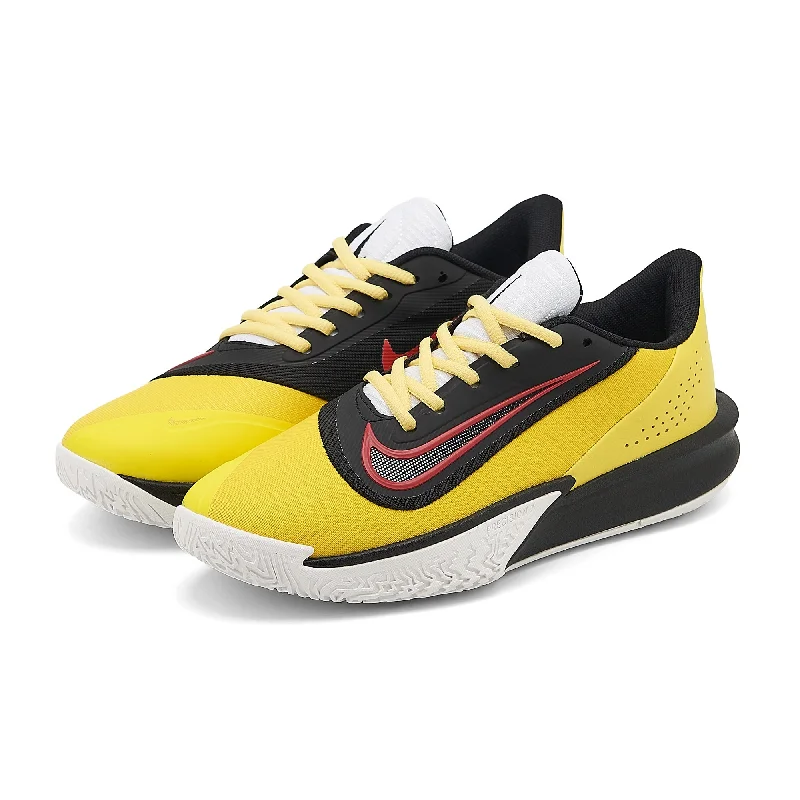 Basketball Shoes With Custom Laces-Nike Precision 7 Yellow&Black