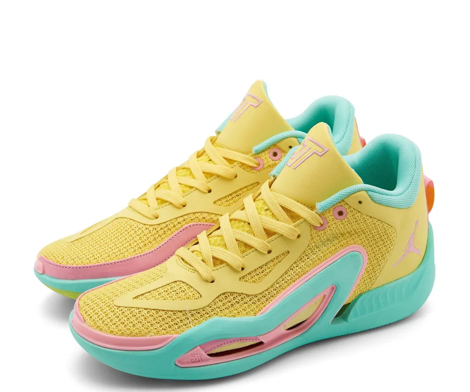 Basketball Shoes With Cushioning-Jt1 yellow