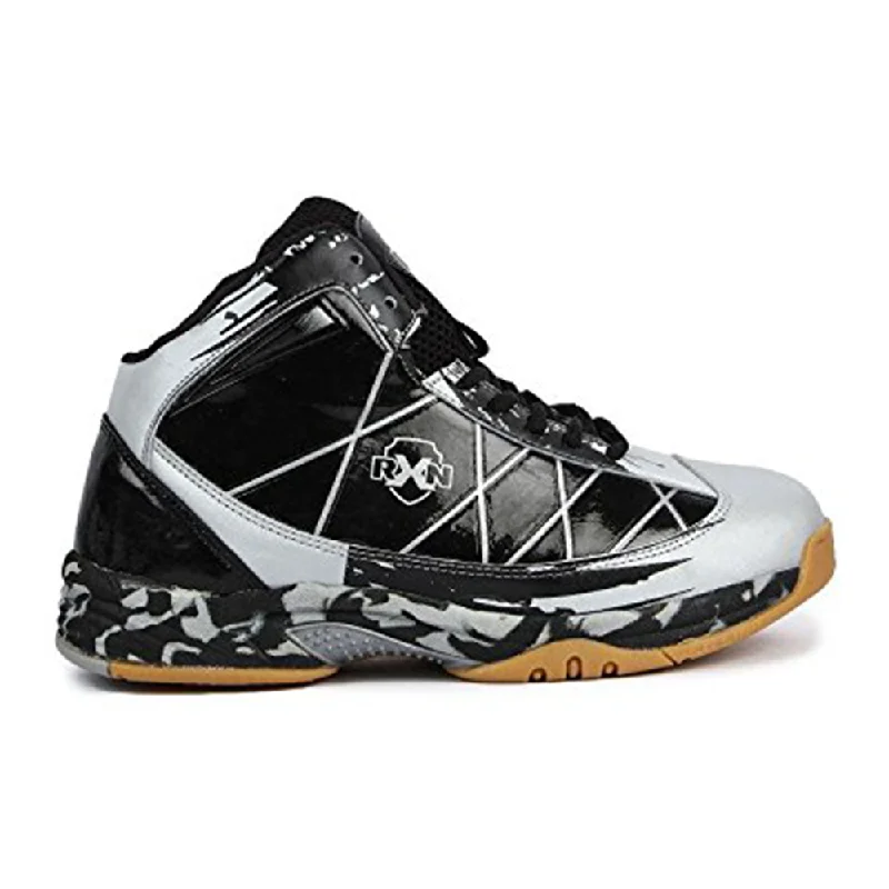 Basketball Shoes For Kids And Teens-RXN Jump Pro Basketball Shoes (Black/Grey)