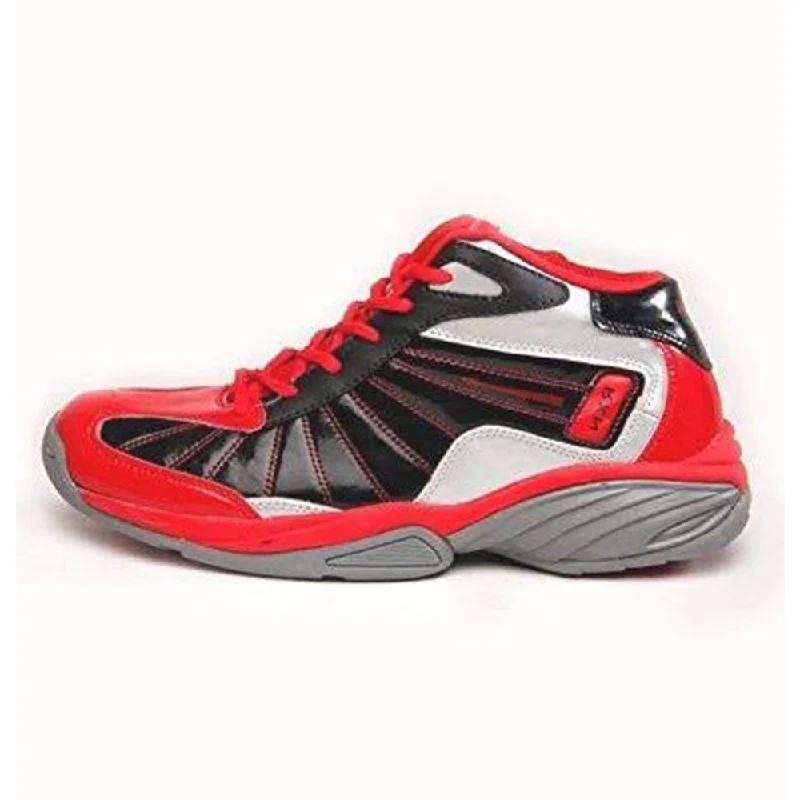 Basketball Shoes For Youth Leagues-RXN Double Dribble Basketball Shoes (Red/Black)