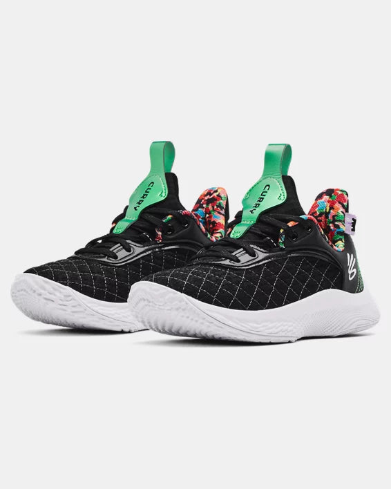 Basketball Shoes For Indoor Court Players-Under Armour Curry 9 generation Black