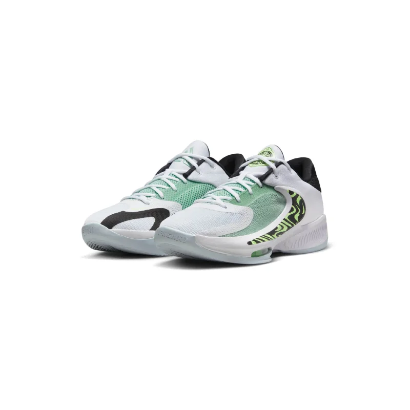 Basketball Shoes With Low-Cut Design-Nike Zoom Freak 4 white/green