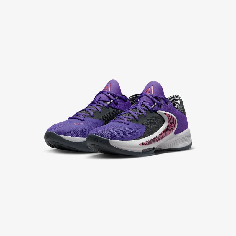 Basketball Shoes For Court Speed-Nike Zoom Freak 4 purple