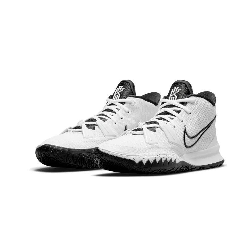 Basketball Shoes For Basketball Training-Nike Kyrie 7 black and white