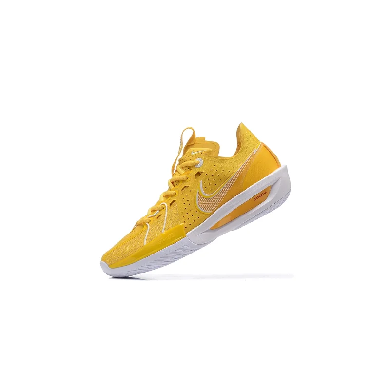 Basketball Shoes For Special Tournament Orders-nike air zoom gt cut 3 yellow shoes