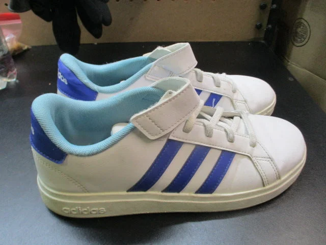 Basketball Shoes For Ankle Protection-Used Adidas Grand Court Sneakers Size 5.5 (No Insoles)