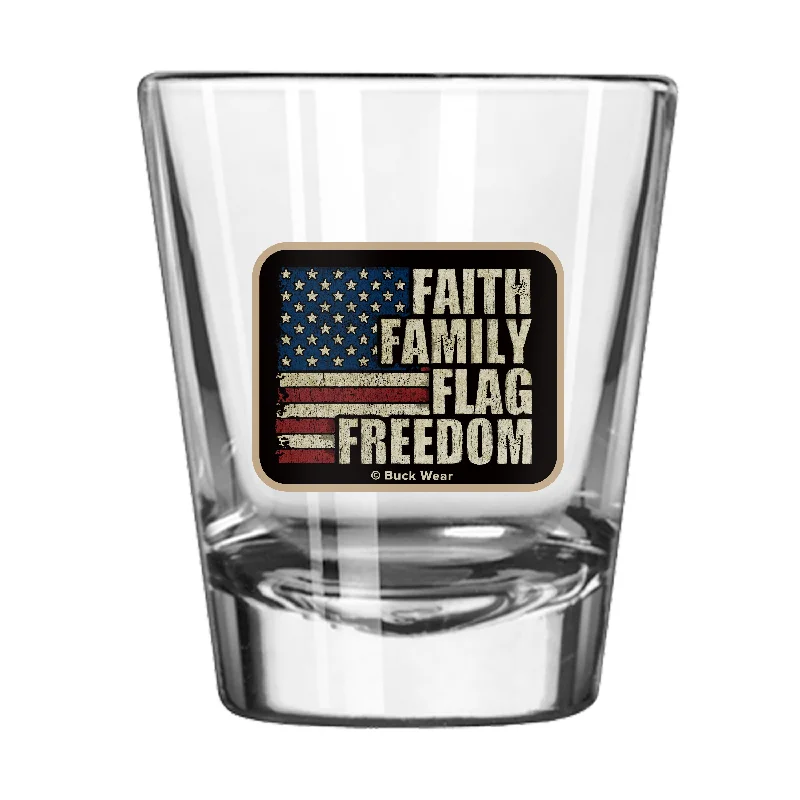 Team Mug For Exclusive Fan Gear-Freedom Flag 2oz Shot Glass