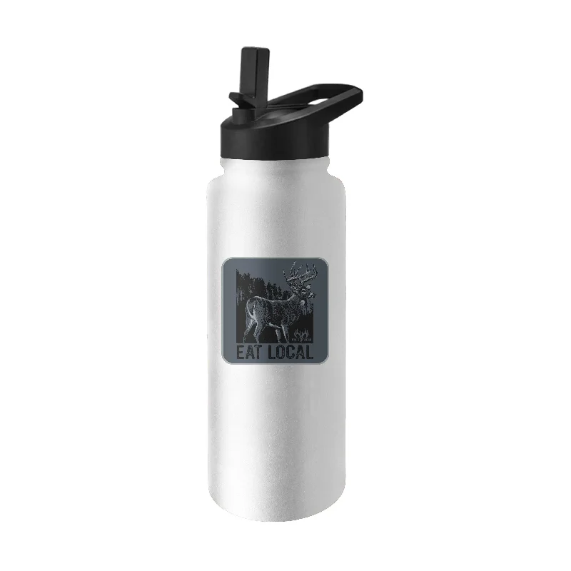 Team Mug For Limited-Time Event Merchandise-Eat Local 34oz Quencher Bottle