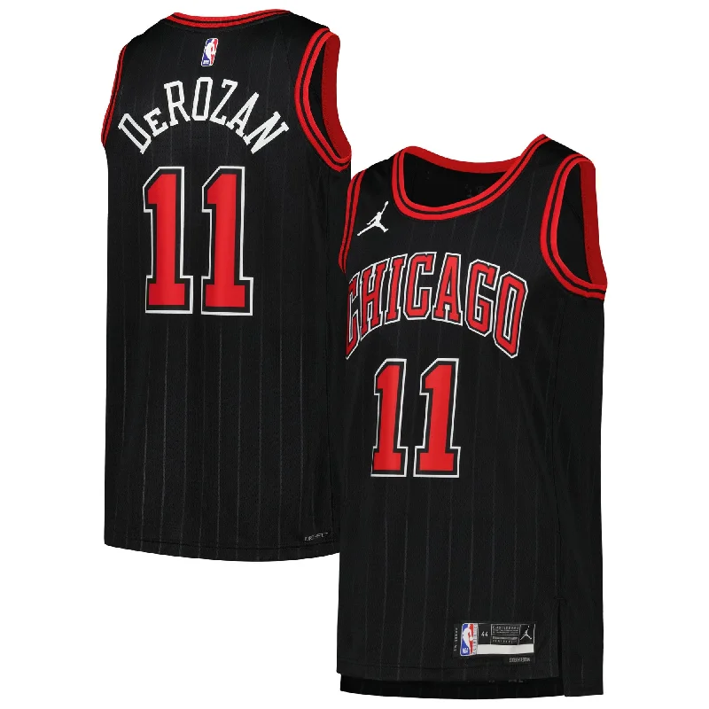 Demar Derozan Chicago Bulls Jordan Brand Unisex Swingman Basketball Jersey - Statement Edition - Black