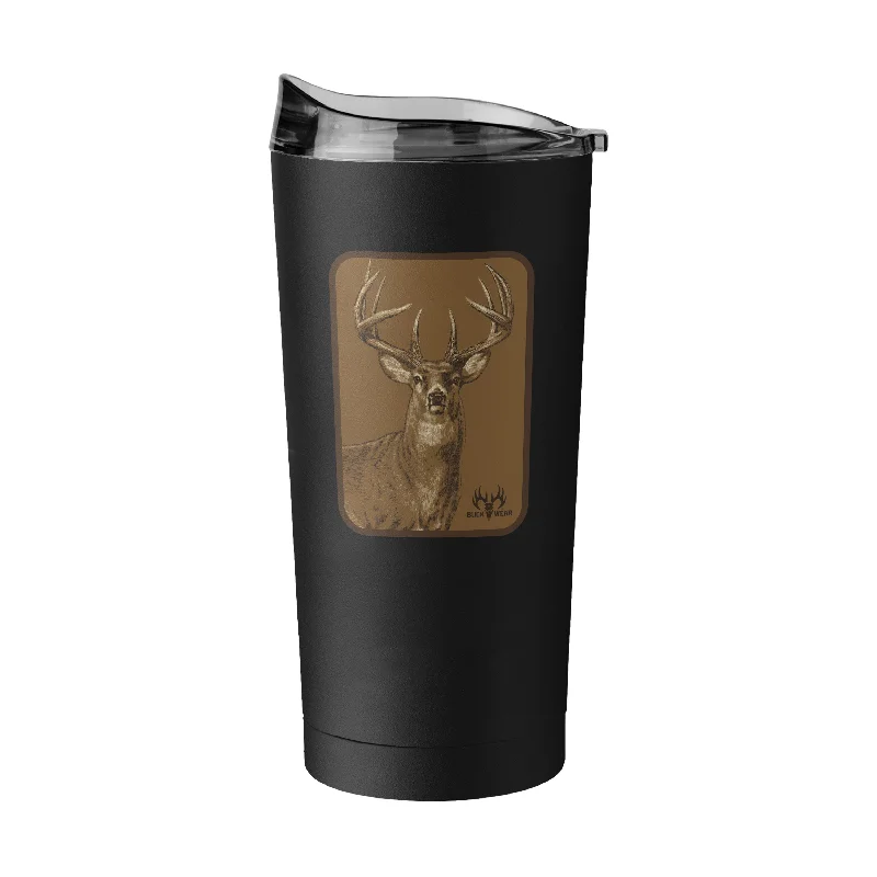 Team Mug For Sports Events-Deer Portrait 20oz Powder Coat Tumbler