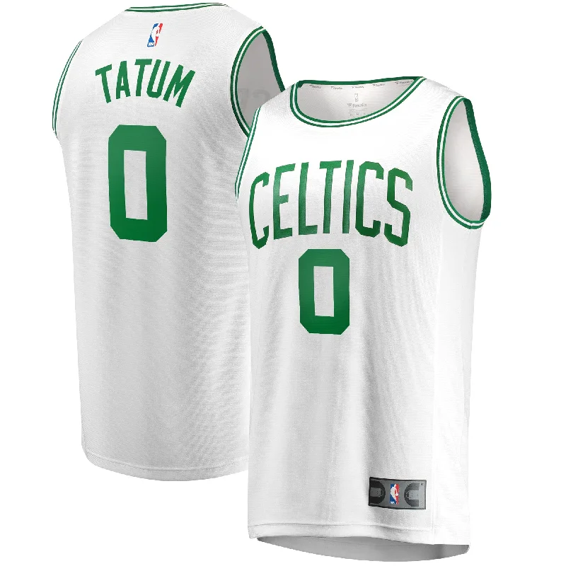 Basketball Jersey For Softball Teams-Jayson Tatum Boston Celtics Branded Fast Break Player Basketball Jersey - Association Edition - White