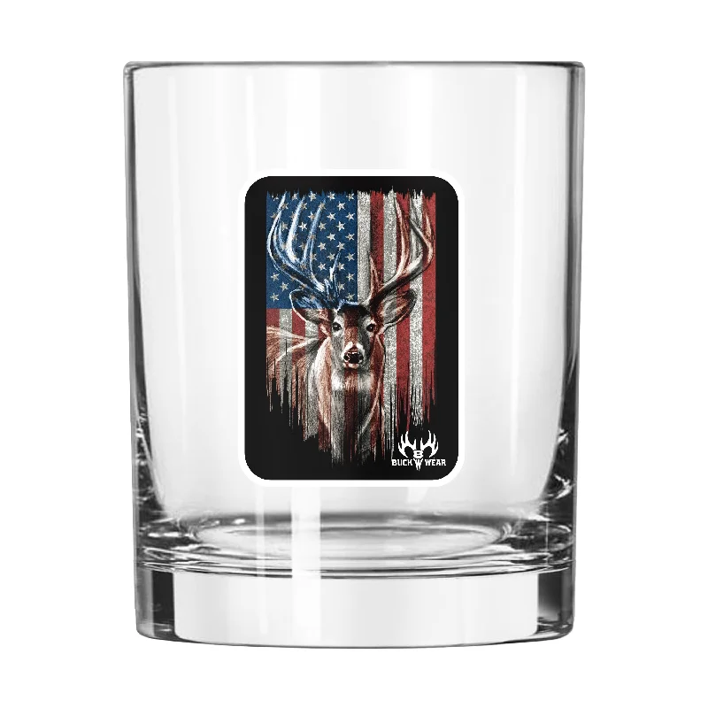 Team Mug For Exclusive Custom Event Gear-American Deer 14oz Rocks Glass