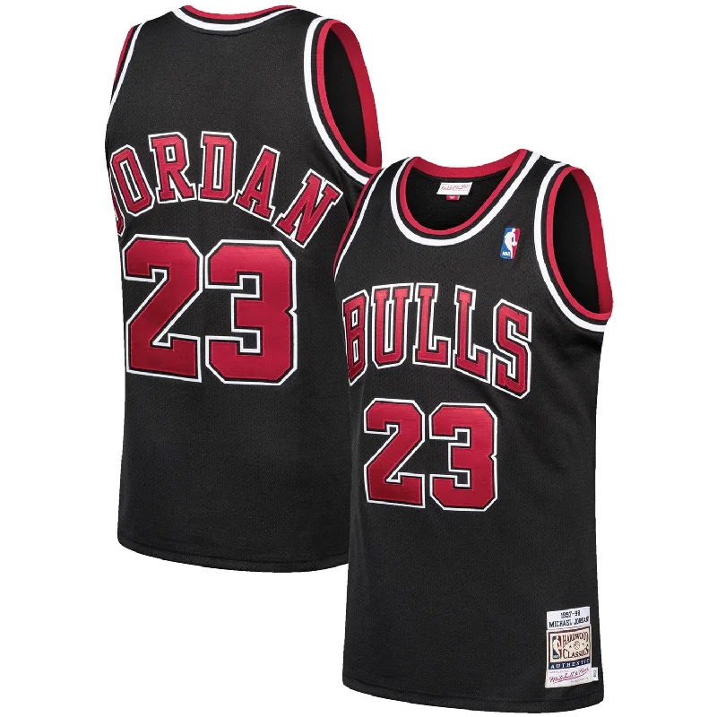 Basketball Jersey For College Event Customization-Michael Jordan Chicago Bulls 1997/98 Hardwood Classics Basketball Jersey - Black