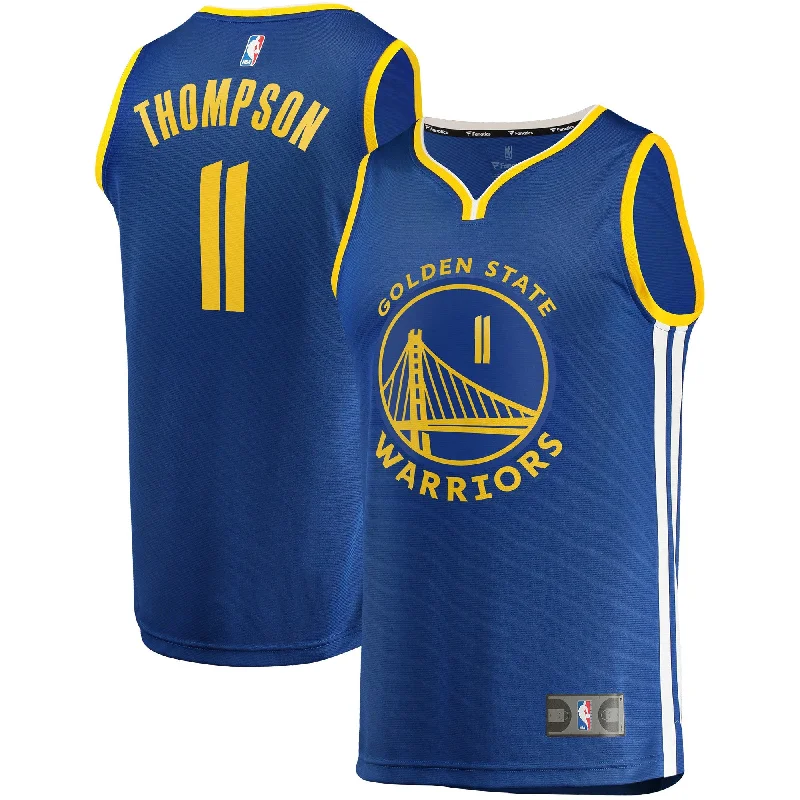 Basketball Jersey For Team Spirit Gear-Klay Thompson Golden State Warriors Branded Fast Break Player Basketball Jersey - Icon Edition - Royal