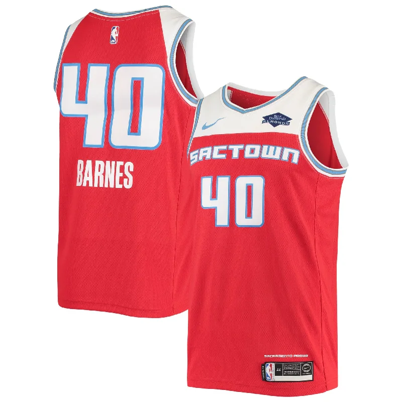 Basketball Jersey For Professional Event Gear-Harrison Barnes Sacramento Kings Swingman Basketball Jersey - Red