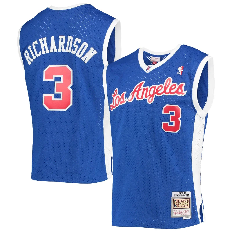 Basketball Jersey For Softball Teams-Quentin Richardson La Clippers 2001/02 Hardwood Classics Swingman Basketball Jersey - Royal