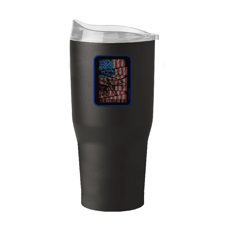 Team Mug With Custom Logo-Don't Tread On Me 30oz Powder Coat Tumbler