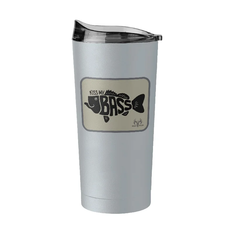 Team Mug With Team Logo-Kiss My Bass 20oz Powder Coat Tumbler