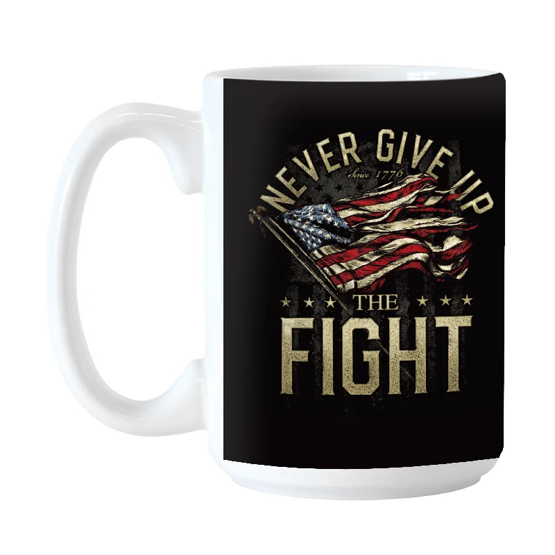 Team Mug For Limited Edition Fan Apparel-Never Give Up 15oz Sublimated Mug