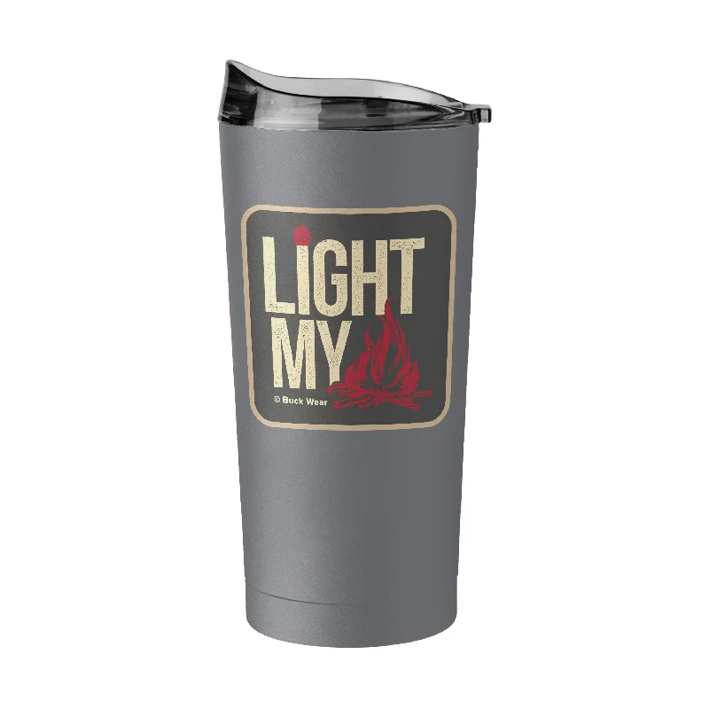 Team Mug For Fundraisers-Light My Fire 20oz Powder Coat Tumbler