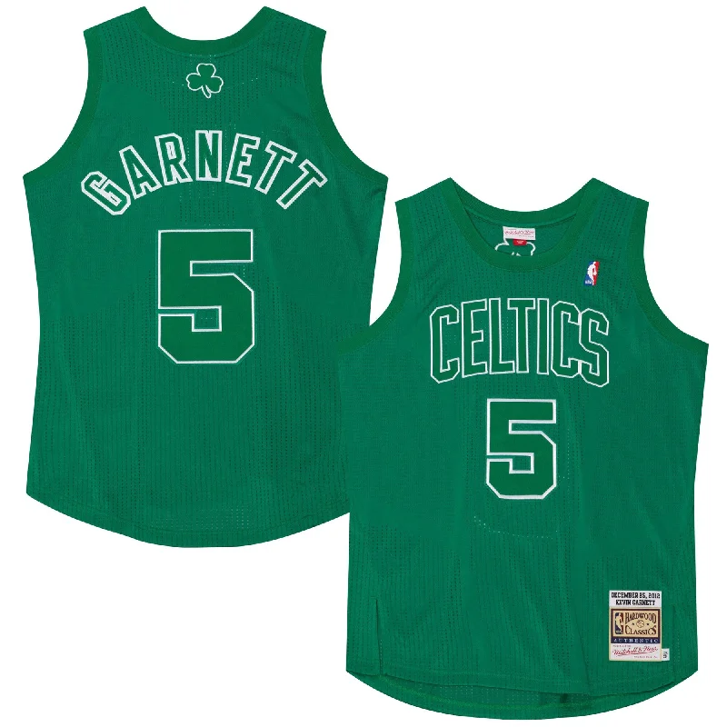 Basketball Jersey For Lightweight Design-Kevin Garnett Boston Celtics 2012 Player Basketball Jersey - Kelly Green