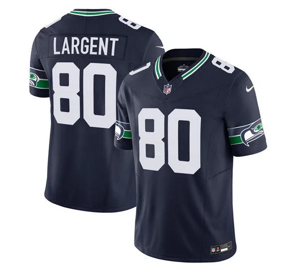 Football Jersey For Team Recognition-Men's Seattle Seahawks #80 Steve Largent 2023 F.U.S.E. Navy Limited Football Stitched Jersey