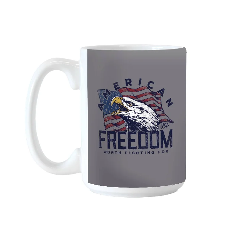 Team Mug For High-Quality Custom Orders-Eagle Worth Fighting For 15oz Sublimated Mug