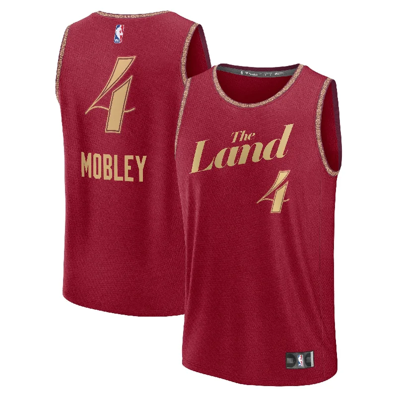 Basketball Jersey For Limited-Time Offers-Evan Mobley Cleveland Cavaliers Branded Fast Break Basketball Jersey - Wine - City Edition