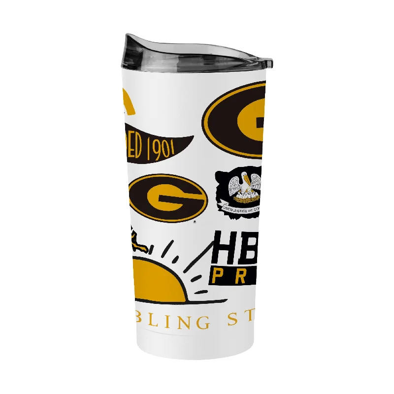 Team Mug For Custom Player Recognition-Grambling State 20oz Native Powder Coat Tumbler