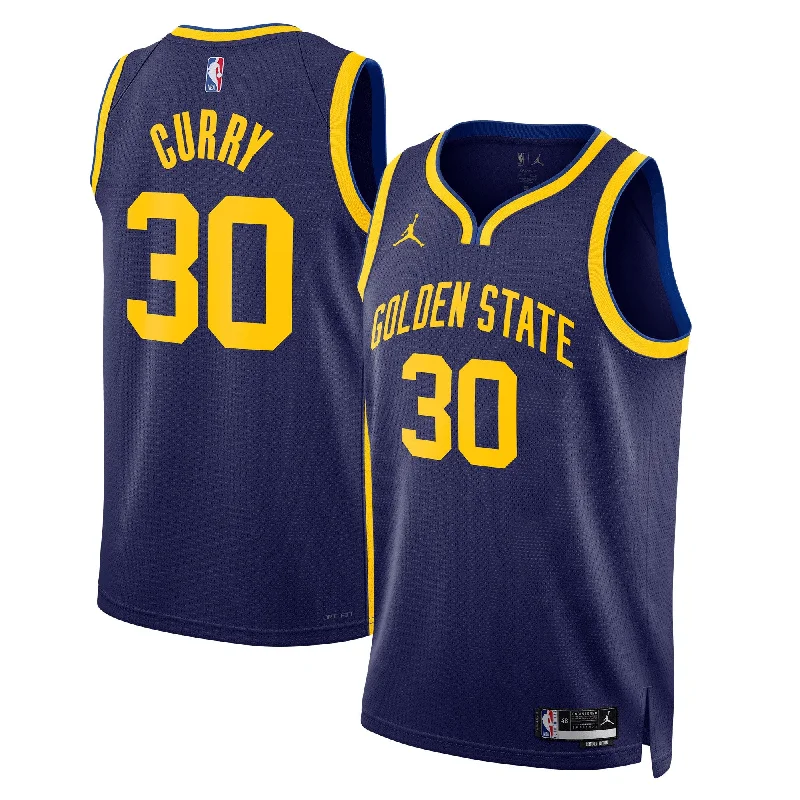 Basketball Jersey For Group Orders-Stephen Curry Golden State Warriors Jordan Brand Unisex Swingman Basketball Jersey - Statement Edition - Navy