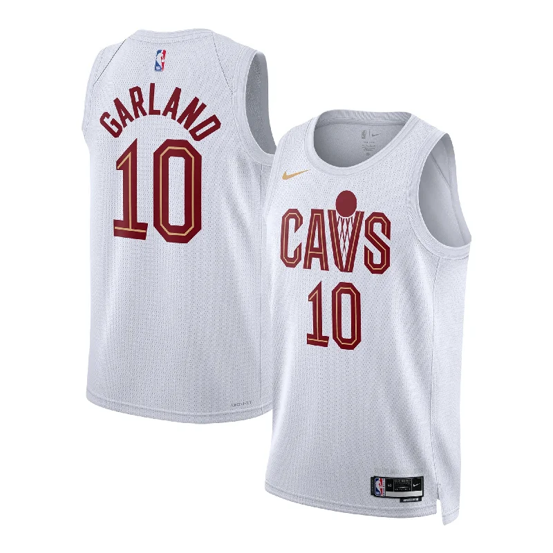 Basketball Jersey For Custom Recognition Apparel-Darius Garland Cleveland Cavaliers Unisex Swingman Basketball Jersey - Association Edition - White