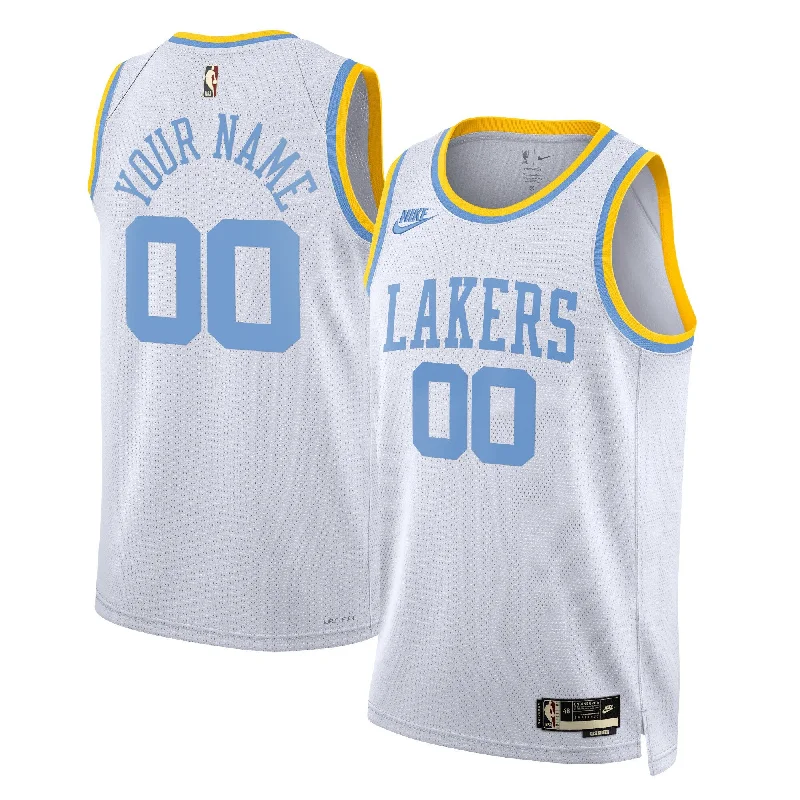 Basketball Jersey For Tournament-Specific Custom Orders-Los Angeles Lakers Unisex 2022/23 Custom Swingman Basketball Jersey - Classic Edition - White