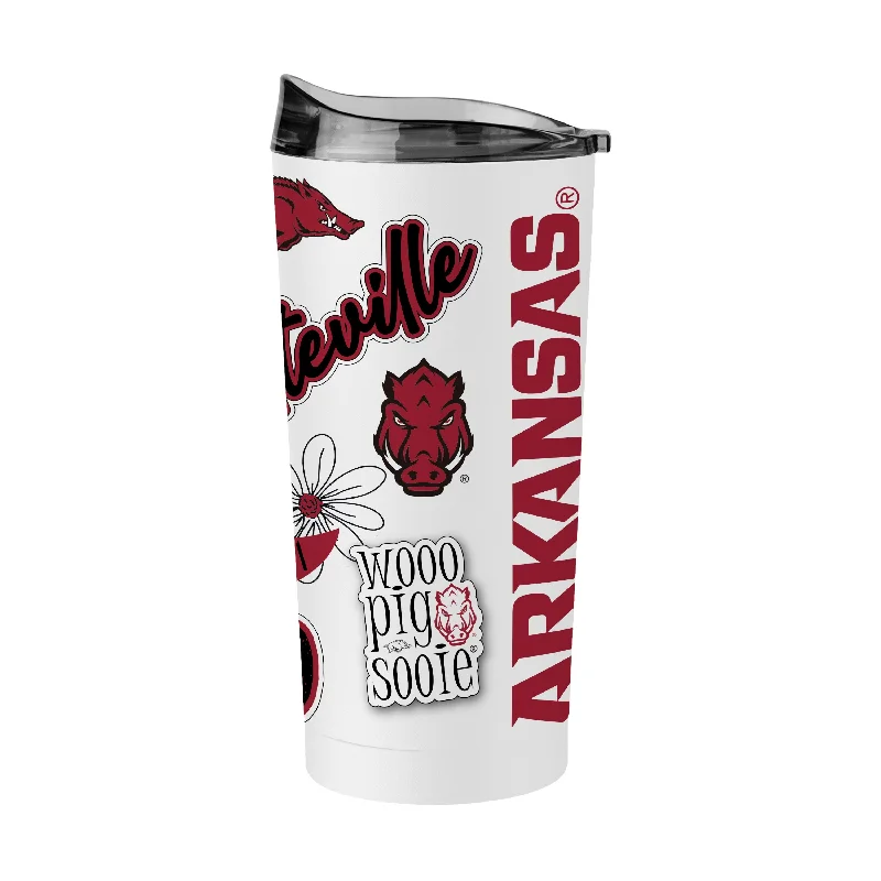 Team Mug For Custom Team Orders And Gifts-Arkansas 20oz Native Powder Coat Tumbler