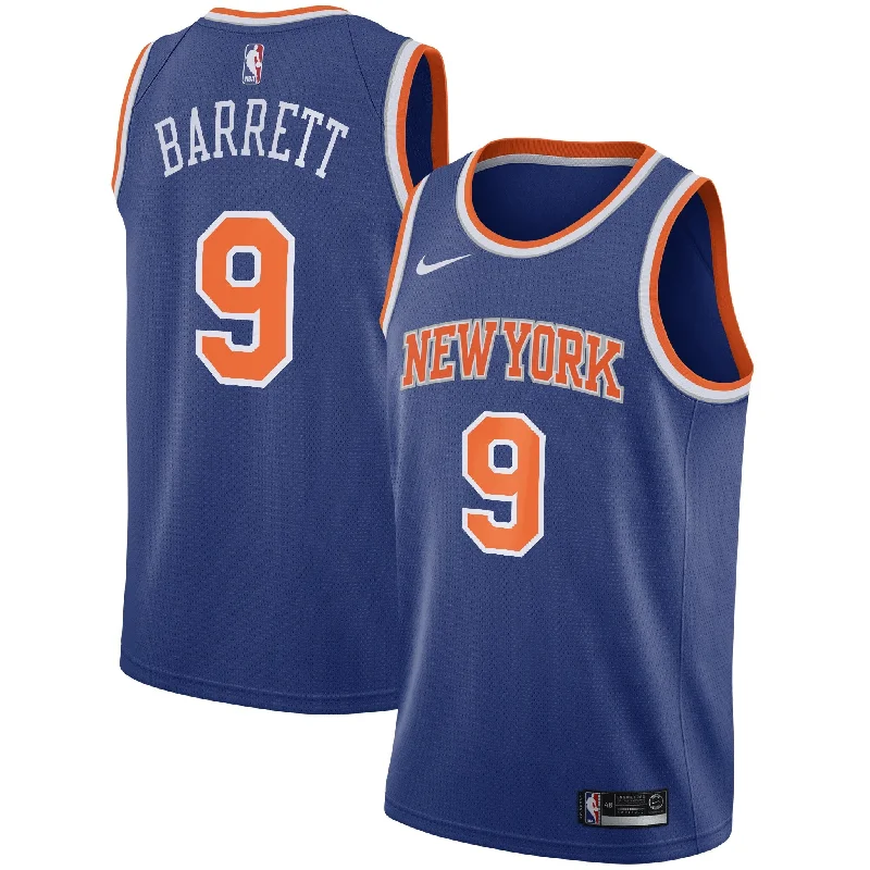 Basketball Jersey For College Athletes-Rj  New York Knicks Swingman Basketball Jersey Blue - Icon Edition