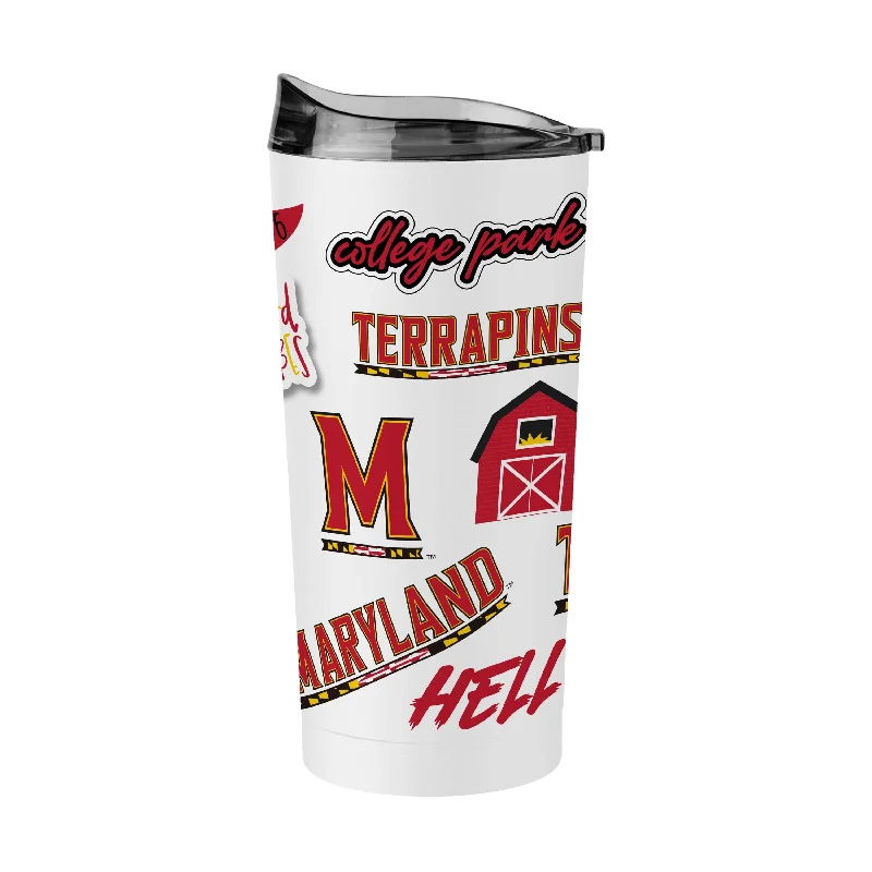 Team Mug For Softball Tournament Teams-Maryland 20oz Native Powder Coat Tumbler