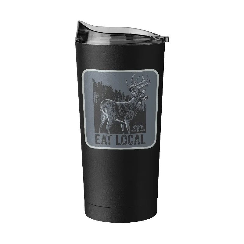 Team Mug For Custom Fan Apparel-Eat Local 20oz Powder Coat Tumbler