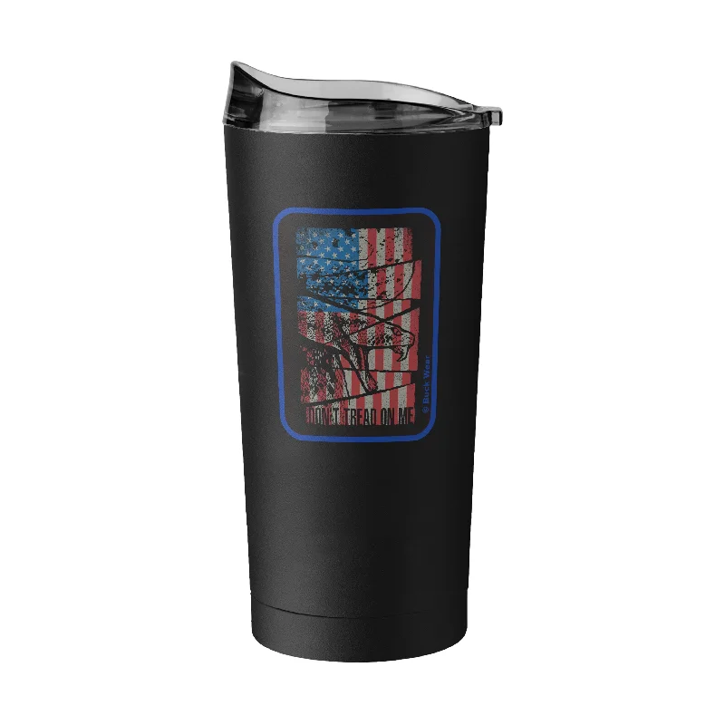 Team Mug For Softball Fans-Don't Tread On Me 20oz Powder Coat Tumbler