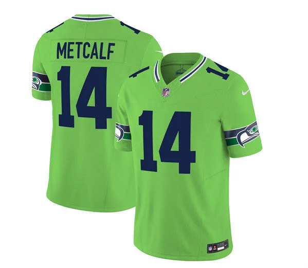 Football Jersey For Limited Edition Fan Custom Gear-Men's Seattle Seahawks #14 DK Metcalf 2023 F.U.S.E. Green Limited Football Stitched Jersey