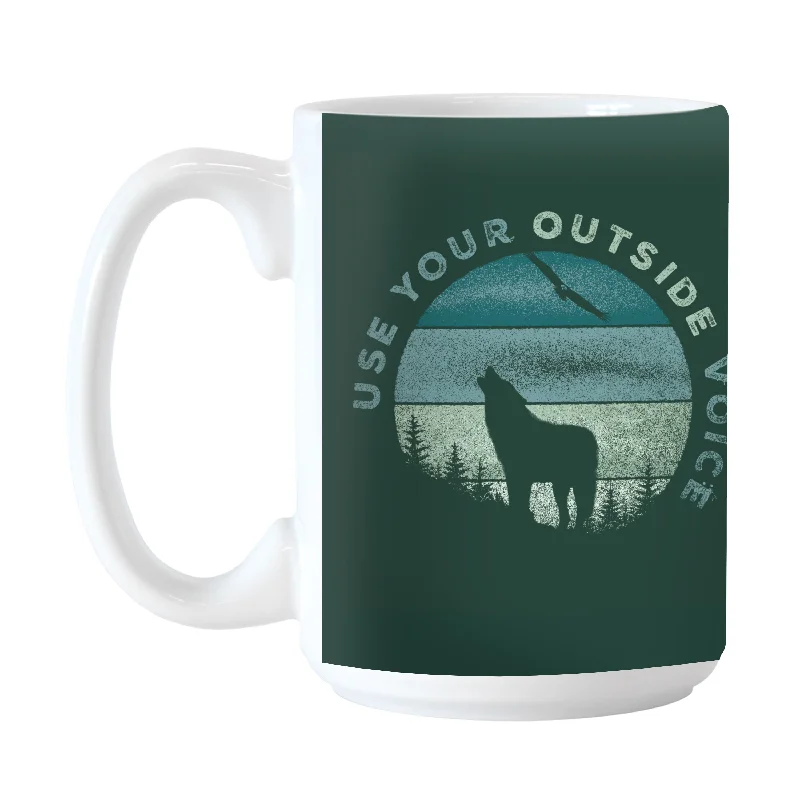 Team Mug For Professional Fan Gear-Outside Voice 15oz Sublimated Mug